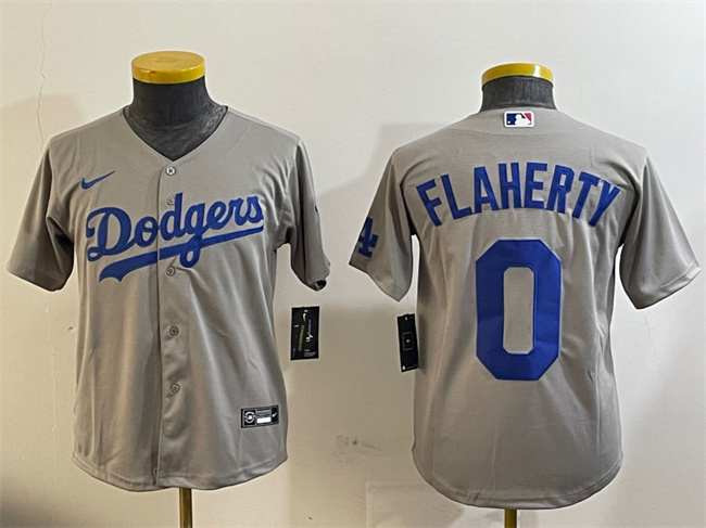 Women's Los Angeles Dodgers #0 Jack Flaherty Grey Cool Base Stitched Baseball Jersey(Run Small) Women's Los Angeles Dodgers #0 Jack Flaherty Grey Cool Base Stitched Baseball Jersey(Run Small)